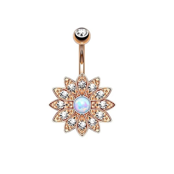 6PCS Kirurgiskt Stål Hängande Navel Mage Knapp Ring Bar Böjd Bar
