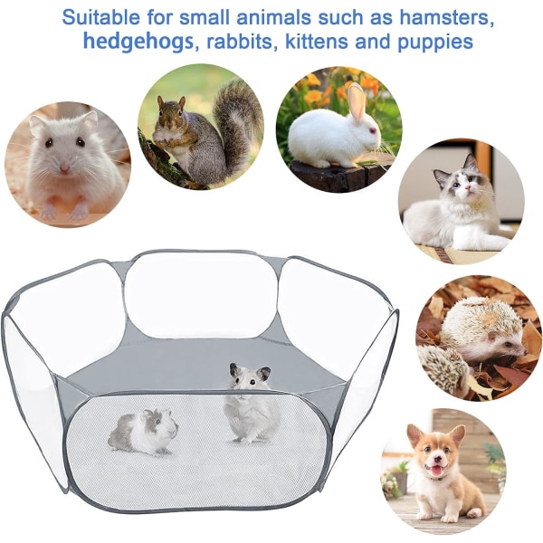 Small Animal Playpen, Exercise Pet Tent for Guinea Pig, Rabbits,