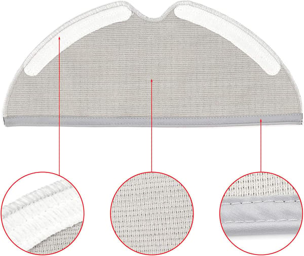 Set med 6 mikrofibermoppputer som er kompatible med Xiaomi Mi Mijia 1C &