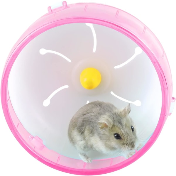 Hamster Træningshjul, 14 cm Silent Jogging Træningslegetøj Hamster