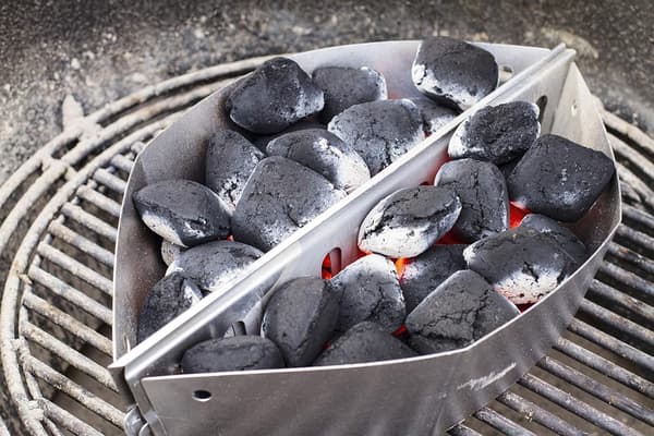 2Char-kurv Grillkulltennerholdere