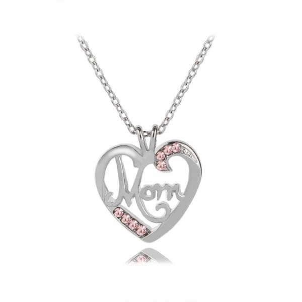 Halsband för mamma Silver Rosa Rosa