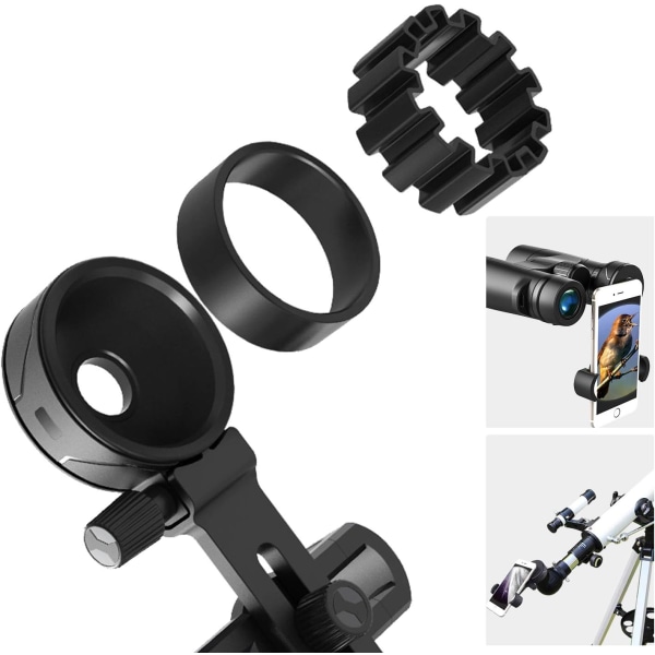 Universal bærbar smartphone-adapter til digiscoping-adapter til Spo