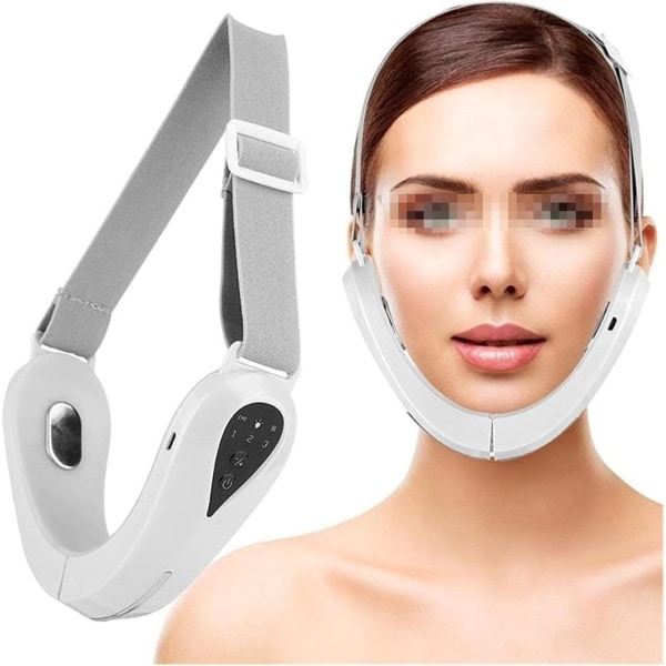 Massager Dubbelhaka Reducer Ansiktslyftmaskin Mikroström Fa