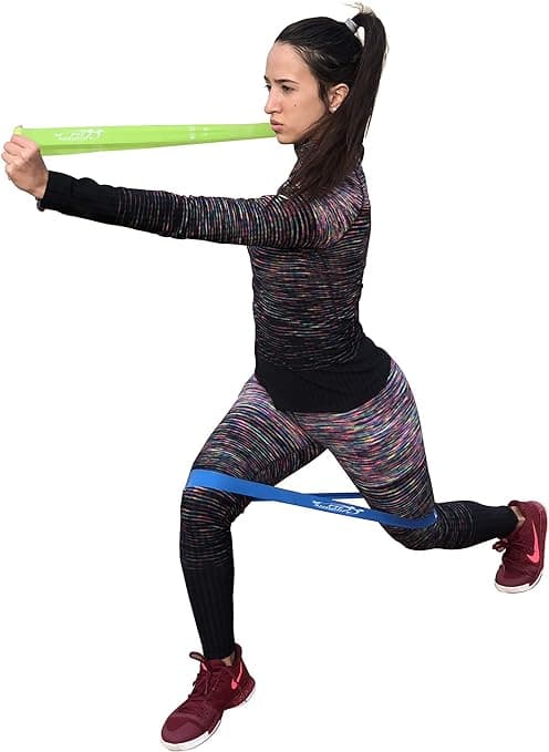 Fit Simplify motståndsband med instruktioner och bärväska, set med 5