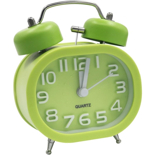 Retro Silent Quartz Väckarklocka, Morgon Alarm Clock Travel Bedsi