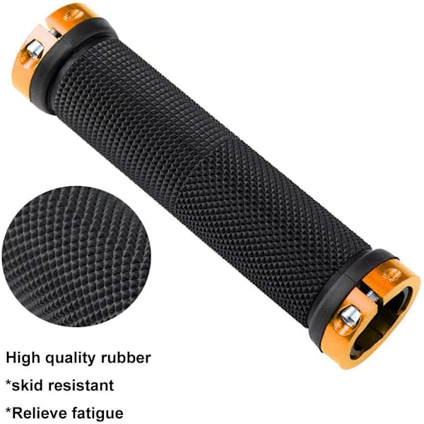2 par premium cykelgreb, ergonomiske cykelgreb, skridsikkert gummi