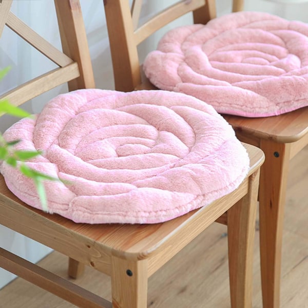 Myk og behagelig pute plysj rose sete pute sete pute