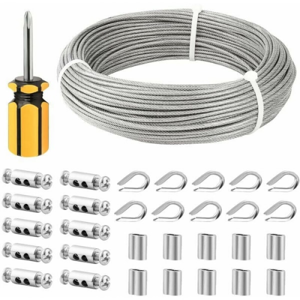 3mm Stainless Steel Cable, 50M/3mm Stainless Steel Rope, Coated S