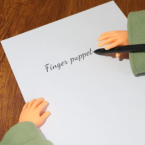 Finger Puppet Mini Finger Mini Finger Mini Finger Tok Set med 10 stk.