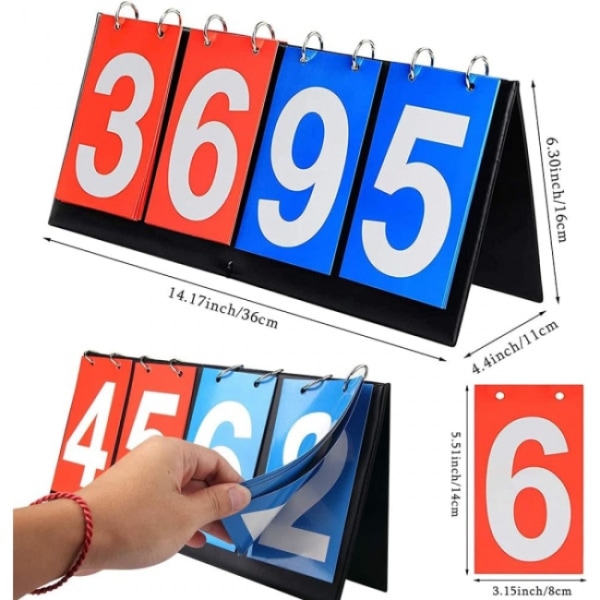 1 st sports scoreboard, 4-siffrig scoreboard, scoreboard
