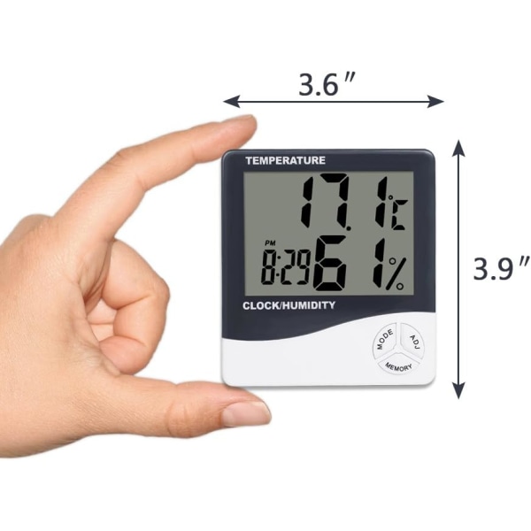 Digital hygrometer termometer, Mengshen inomhustemperatur fuktighet