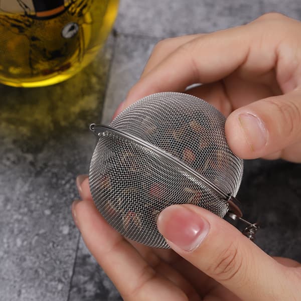 Te-infuser - GLUBEE rustfrit stål te-si, fødevaregodkendt mesh