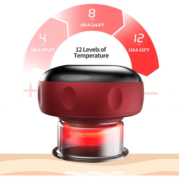 Smart Dynamisk Cupping Terapi Sæt, Cellulite Massager 3 i 1 Vacu