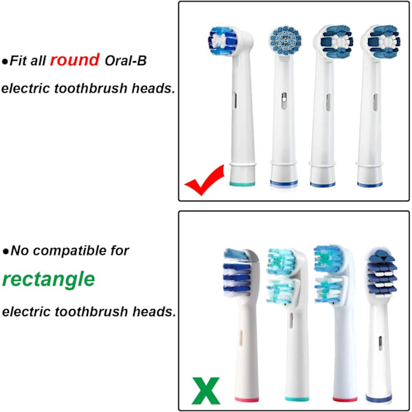 6 kpl läpinäkyvää suojakupua Oral B -hammasharjapäille, suojus