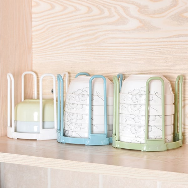 Kitchen Drainer Dish Drainer Creative Multi-layer Rice Bowl Storage Rack Foldable Plastic Storage Rack Green Dish Rack