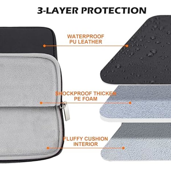 Laptop Sleeve Case Kompatibel med 11,6 Tommer Chromebook Notebook