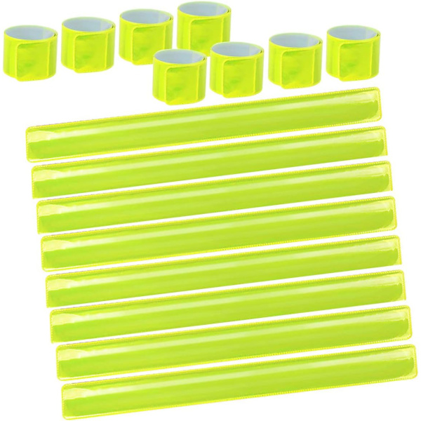 Reflekterende armbånd 16 stk. Reflekterende tape Børnecykel Sikkerhedsbenbukser