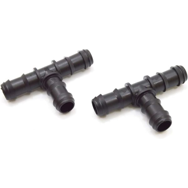 Slangeforbindelser til 20 mm vandingssystem (T-stykke)