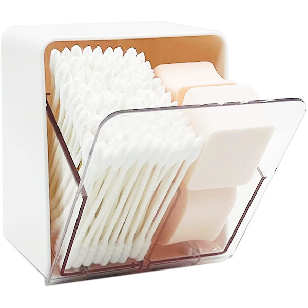 Bomuldsvatpinde Q-tips Holder Beholder Til Bomuldsvatpinde, Bomuldsruller