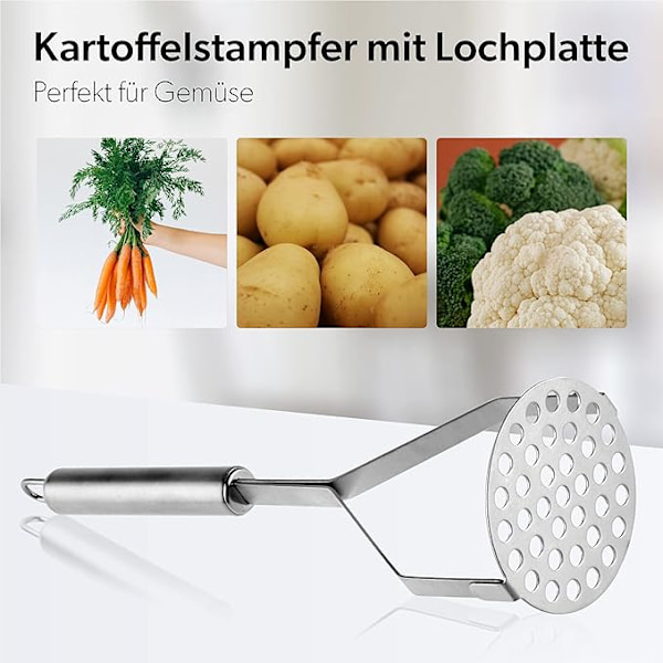 Potatismosare i rostfritt stål, potatismosare med