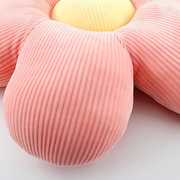 Blomsterkudde plyschkudde, Kawaii blomformad kudde, blomformad