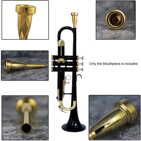 3C/5C/7C trumpetmunstycke, kopparmaterial Trumpettillbehör