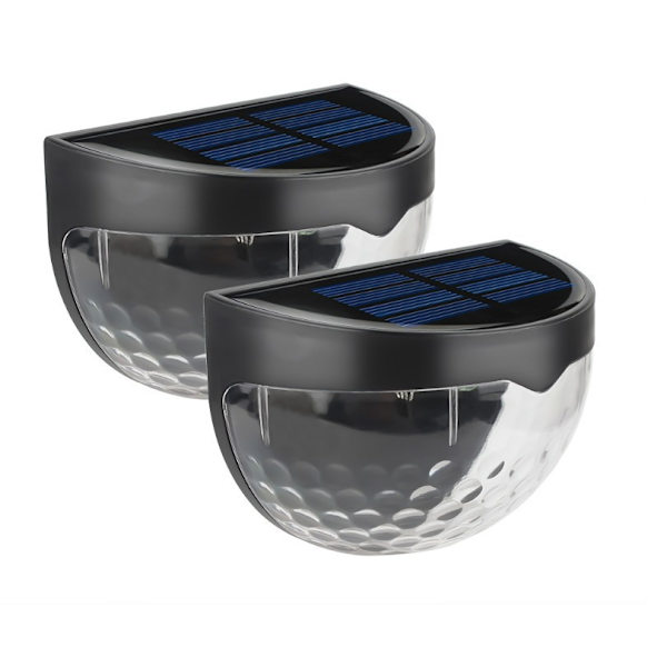 Solcelled LED gjerdehagelys  Solcelledrevet utendørs trådløs LED