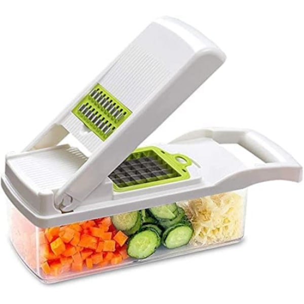 Grøntsagssnitter mandolin snitter, 12 i 1 Professionel