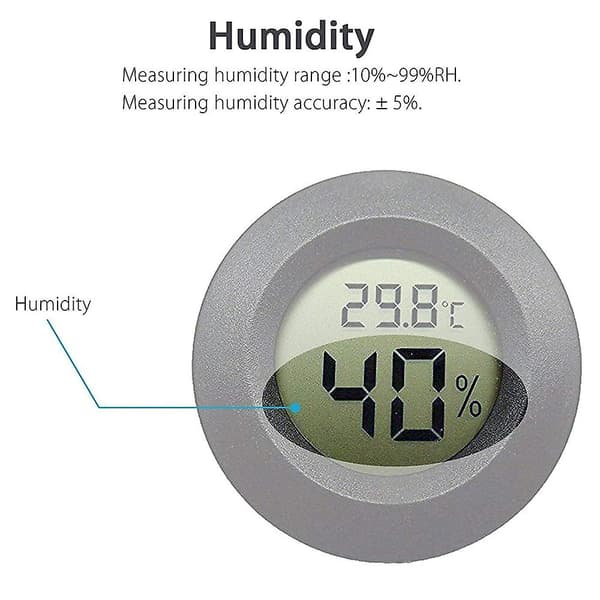 2 st digitala hygrometrar termometrar, mini hygrometer termometer