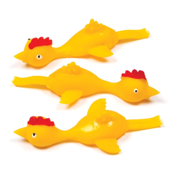 Kycklingformade stretchiga leksaker - set med 5, konst och hantverk för barn