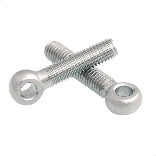 20 stk M5, sølv, rustfritt stål øyebolt - svingbolt, ind