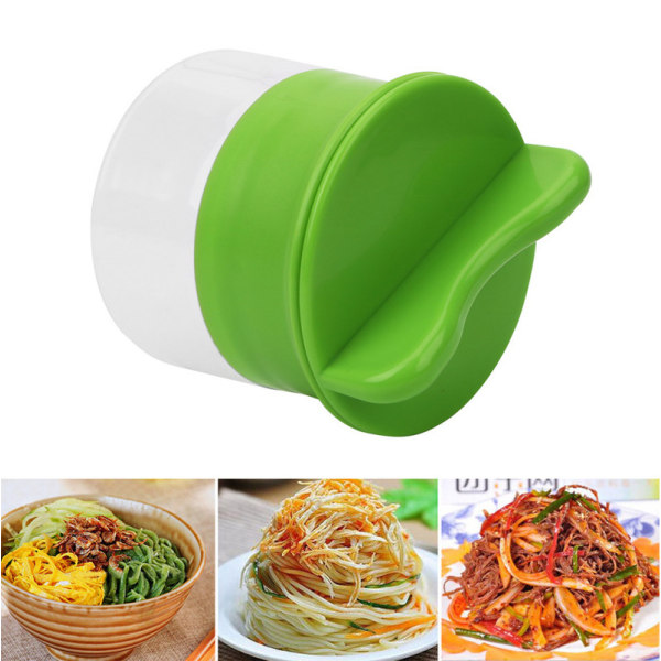 Kätevä käsispiralizer 3-in-1 vihannesleikkuri, vihanneskierreleikkuri