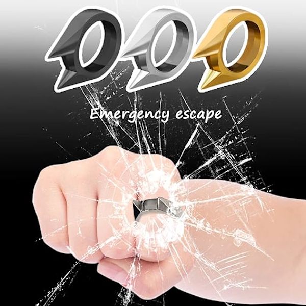 3 st Punk Ring för män kvinnor Geometriska Knuckle Rings Cool Punk C
