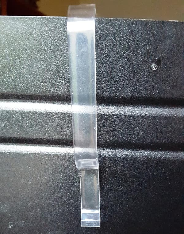 Musikkstativ sideholder - Clear Grip 2-pakning