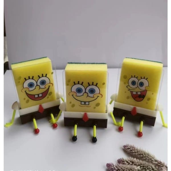 SpongeBob Svamp for oppvask Patrick Star svamper børste Kreativ oppvaskssvamp