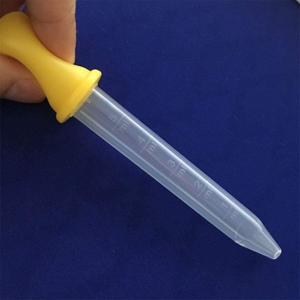 6pcs 5ml Food Grade Silicone and Plastic Droppers Pipettes for Ca