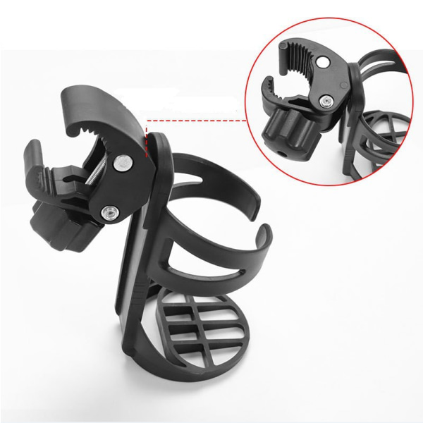 Set of 2 universal cup holders for stroller, trolley or walkers