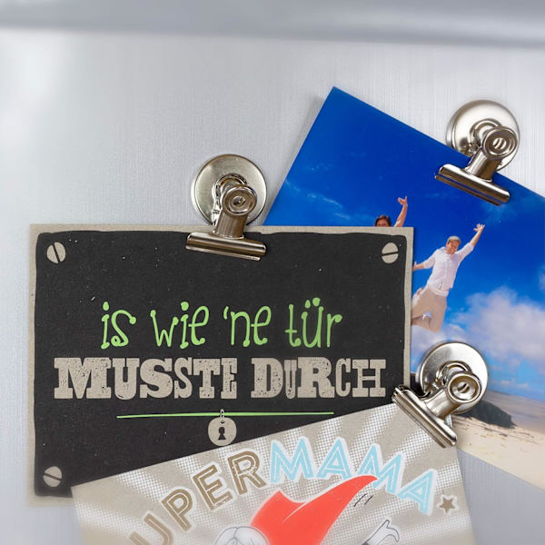 Magnetisk kylskåpsklämma 12 klämmor - Klämma Magnet - Extra stark vidhäftning