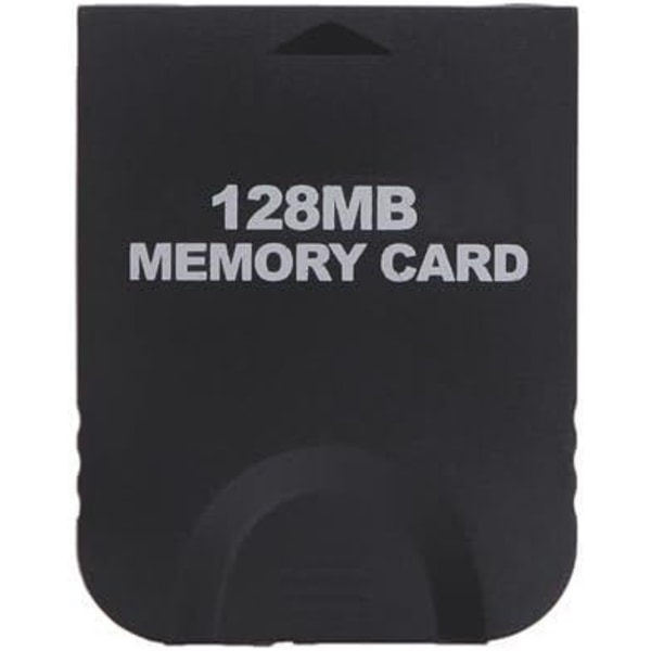128 MB sort hukommelseskort kompatibelt med Wii Gamecube