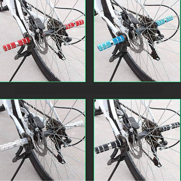 Aluminiumlegering Skridsikre Cykelpedaler, BMX-pedaler, Cylindriske Fodstøtter