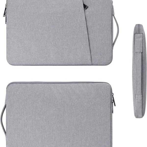 Laptopfodral 14,1 tum/15,4 tum canvas ljusgrå
