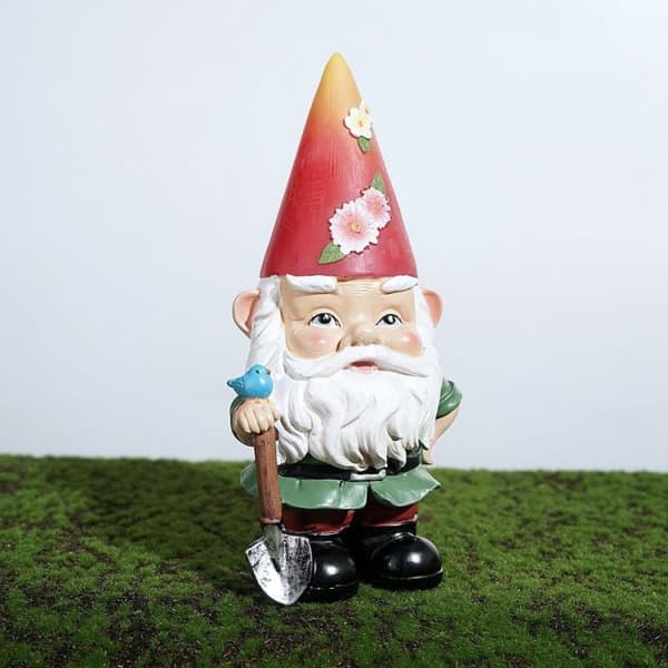 Havefigur til haven - Solcelledrevet havepynt med solcellelampe