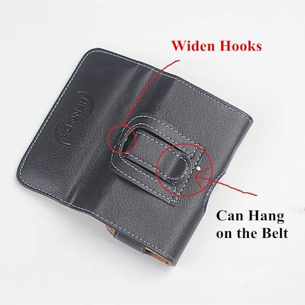 Universal 3 tum Anti-drop Mobiltelefon Midjebälte Clip Väskor Fodral
