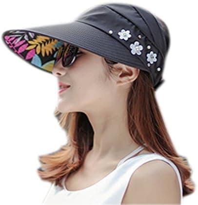 Kvinners Solskjerm Caps Pustende Foldbar Baseball Cap Sommer Anti