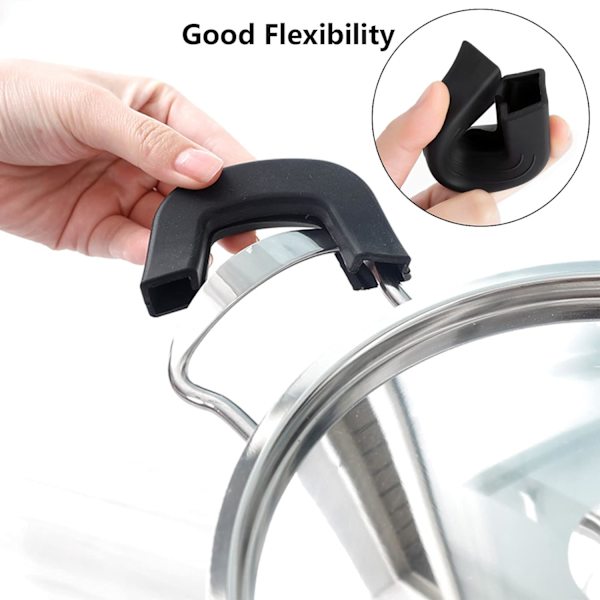 Köksskydd Finger Cooking Pot Holders 2 Par Pot Pot Han