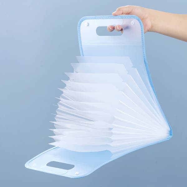 1 stk. filholder papirmappe udvidelig mappe mapper kontor sup