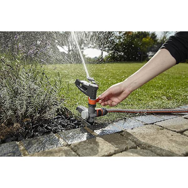 Storarealsprinkler for vanning av områder fra 75 til 490 m², kontinuerlig