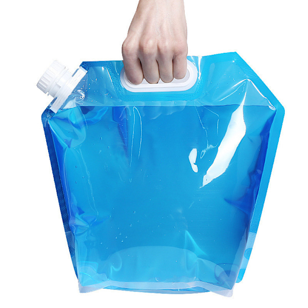 5 Liter hopfällbar vattenbehållare, BPA-fri, flexibel vattenkanna