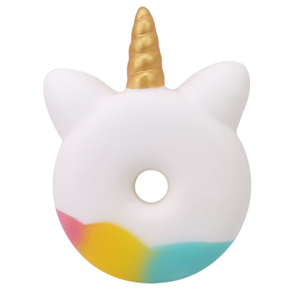 Squeeze Toys Unicorn Donut Langsomt Stigende Kawaii Squishy Anti-Stress